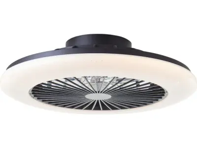Brilliant Salerno LED plafondventilator zwart – kavel bij XL Auctions