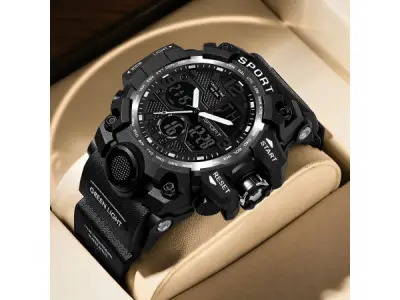 Sport Horloge Heren – Digitaal & Analoog – Waterbestendig – kavel bij XL Auctions