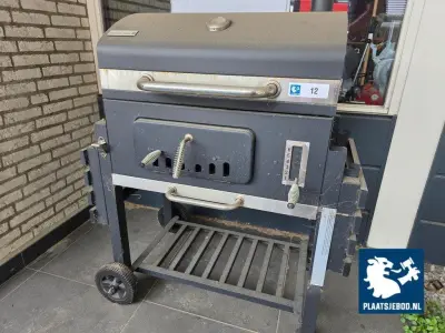 1 x Tarrington Home verrijdbare houtskoolgestookte BBQ – kavel bij Plaats Je Bod, Uithoorn