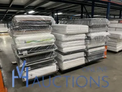 Circa 20 matrassen – kavel bij VH Auctions