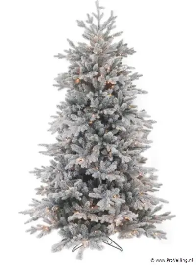 Luxe Kunstkerstboom Djill Pine 215 cm Snow + Led – kavel bij ProVeiling
