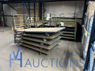 Circa 20 transportkarren – kavel bij VH Auctions