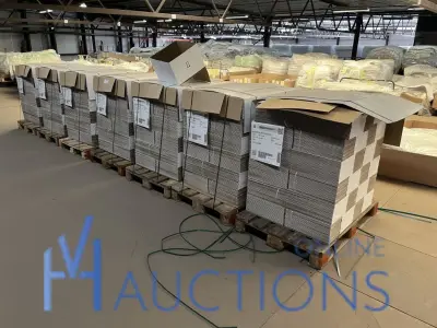 7 palletten kartonnen vouwdozen – kavel bij VH Auctions