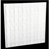 Anoniem, zonder titel, moderne voorstelling in reliëf, geïnspireerd op Jan Schoonhoven, 105x105 cm – kavel bij Veilinghuis Derksen