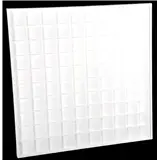 Anoniem, zonder titel, moderne voorstelling in reliëf, geïnspireerd op Jan Schoonhoven, 105x105 cm – kavel bij Veilinghuis Derksen