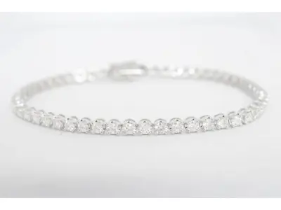 Tennisarmband met 1.30 carat diamanten – kavel bij Onlineveilingmeester