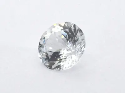 Saffier - 1.12 carat echte natuurlijke witte briljant (gecertificeerd) – kavel bij Onlineveilingmeester