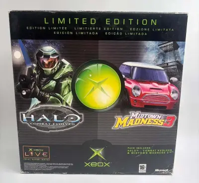 Originele Xbox Classic - Limited Edition Bundel (Met Doos) - PAL – kavel bij De Kringwinkel, Gent