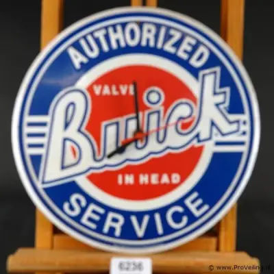 Buick Authorized Service-wandklok – kavel bij ProVeiling, Wageningen