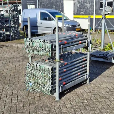 Ca. 130x Hulpkortelling, Layher, Allround | 140 cm, in 2x transportbok – kavel bij Onlineveilingmeester, Smilde