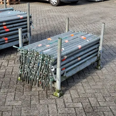 Partij O-liggers, Layher, Allround | 140cm, in transportbok – kavel bij Onlineveilingmeester, Smilde