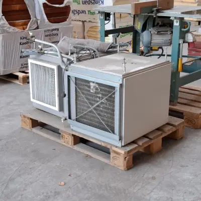 2x Luchtverwarmer, Thermoair, UH-9, grijs, 2000 – kavel bij Onlineveilingmeester, Smilde