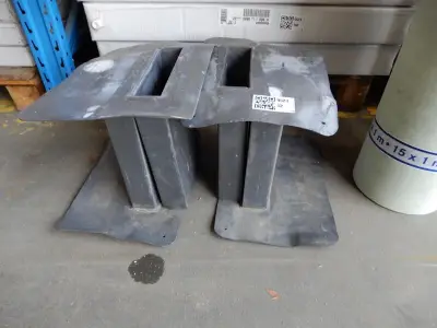 4x Nood overstort dakrand, Royal, grijs, 195x55x300 – kavel bij Onlineveilingmeester, Assen
