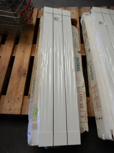Decorradiator, Global, Oscar, wit, 1050x240x90 – kavel bij Onlineveilingmeester, Assen