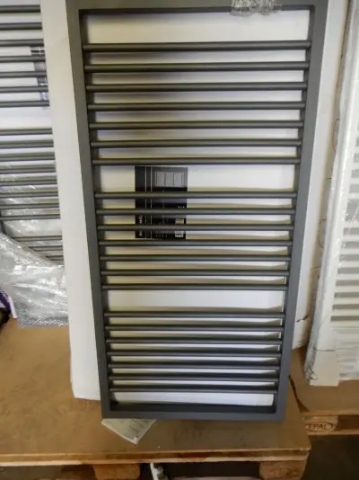 Handdoekradiator, antraciet, 1200x600 – kavel bij Onlineveilingmeester, Assen