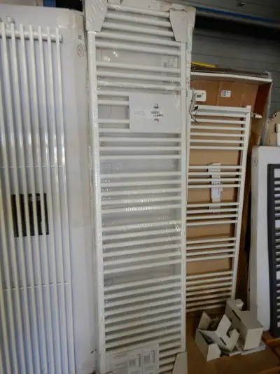 Handdoekradiator, Brugman, Ibiza, wit, 1978x500 – kavel bij Onlineveilingmeester, Assen