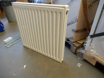 Paneelradiator, Brugman, Compact, wit, T11 600x880 – kavel bij Onlineveilingmeester, Assen