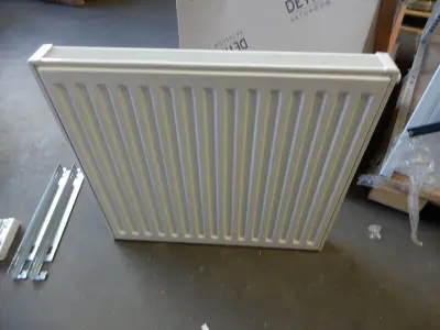 Paneelradiator, Brugman, Compact, wit, T21 600x640 – kavel bij Onlineveilingmeester, Assen