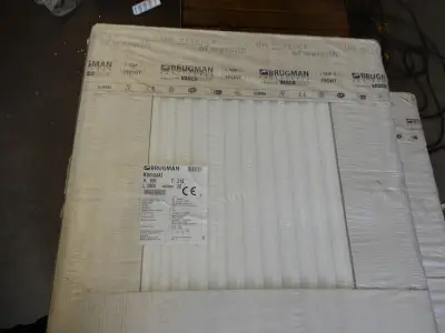 Paneelradiator, Brugman, Compact, wit, T21 900x800 – kavel bij Onlineveilingmeester, Assen