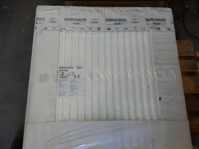 Paneelradiator, Brugman, Compact, wit, T22 900x880 – kavel bij Onlineveilingmeester, Assen