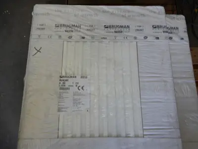 Paneelradiator, Brugman, Compact, wit, T21 900x720 – kavel bij Onlineveilingmeester, Assen