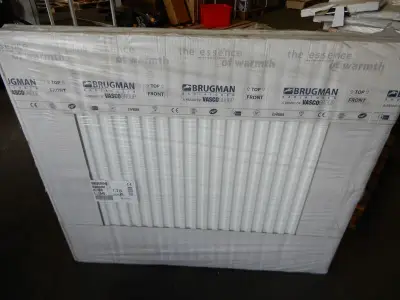 Paneelradiator, Brugman, Compact, wit, T21 900x1040 – kavel bij Onlineveilingmeester, Assen
