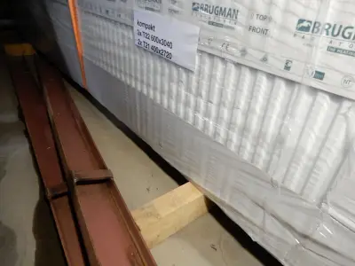 Paneelradiator, Brugman, Compact, wit, T22 600x3040 – kavel bij Onlineveilingmeester, Assen