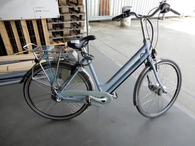 Opknapper damesfiets zonder accu, Sparta, blauw – kavel bij Onlineveilingmeester, Assen