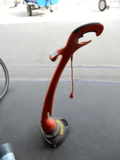 Grastrimmer elektrisch, Flymo, Contour XT, oranje – kavel bij Onlineveilingmeester, Assen