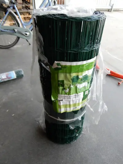 Ca. 25mtr Tuingaas geplastificeerd rechthoekig, Greenway, groen – kavel bij Onlineveilingmeester, Assen