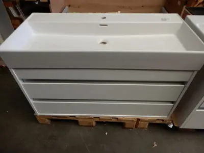 Badmeubel, Duravit, wit, 1020x470x600 – kavel bij Onlineveilingmeester, Assen