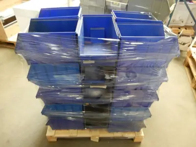 Ca. 25x Magazijnbak, blauw – kavel bij Onlineveilingmeester, Assen