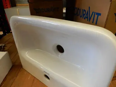 Wastafel, Duravit, Durastyle, wit – kavel bij Onlineveilingmeester, Assen