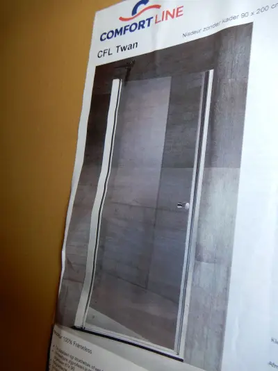 Douchedraaideur, Comfort Line, CFL Twan, aluminium, 2000x900 – kavel bij Onlineveilingmeester, Assen