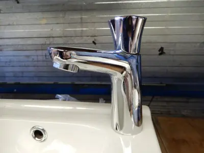 Fonteinset, Sphinx/Grohe, 300/Costa, wit/chroom – kavel bij Onlineveilingmeester, Assen