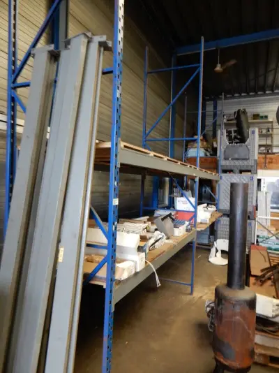 Ca. 5,62mtr Palletstelling, blauw/grijs – kavel bij Onlineveilingmeester, Assen