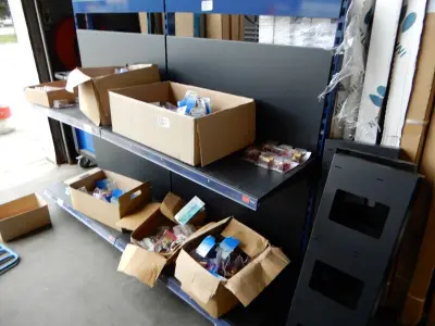 Ca. 2,03mtr Winkelstelling, blauw/antraciet – kavel bij Onlineveilingmeester, Assen