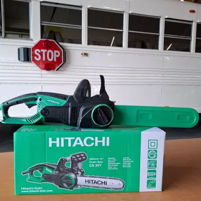 Elektrische kettingzaag Hitachi, CS35Y, bouwjaar 2018 – kavel bij Onlineveilingmeester, Winsum