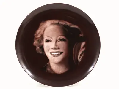 Vintage Wandbord | Greta Garbo [1930-1940] – kavel bij De Kringwinkel, Dilsen