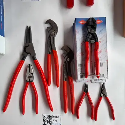 10x Diverse tangen Knipex – kavel bij Onlineveilingmeester, Winsum