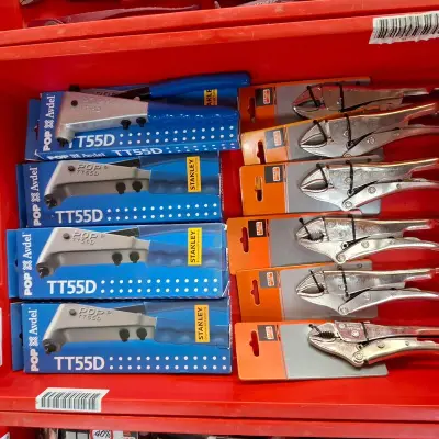 6x Popnageltang met 6x klemtang o.a. Bahco – kavel bij Onlineveilingmeester, Winsum