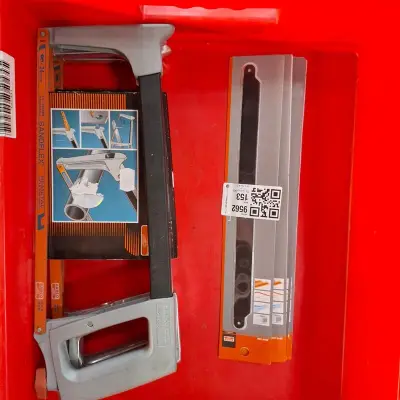 3x Ijzerzaag met 4x extra blad Bahco, 225S – kavel bij Onlineveilingmeester, Winsum