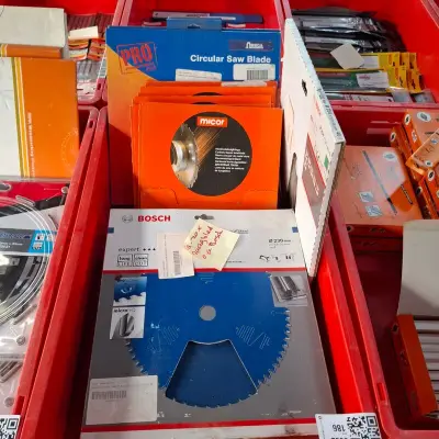 Ca. 20x Diverse cirkelzaagblad o.a. Bosch – kavel bij Onlineveilingmeester, Winsum