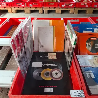 8x Diverse cirkelzaagblad o.a. Phantom, Makita – kavel bij Onlineveilingmeester, Winsum