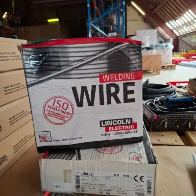 2x Rol mig/mag lasdraad Lincoln, LNM 12 | 580914 – kavel bij Onlineveilingmeester, Winsum