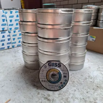 24 doos a 10 stuks Doorslijpschijf Giss, 115x2,0x22,23 – kavel bij Onlineveilingmeester, Winsum
