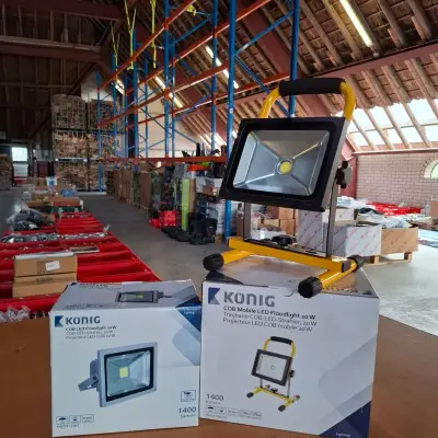 6x Diverse led straler Konig – kavel bij Onlineveilingmeester, Winsum