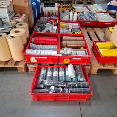 Ca. 428x Diverse rollen tape – kavel bij Onlineveilingmeester, Winsum