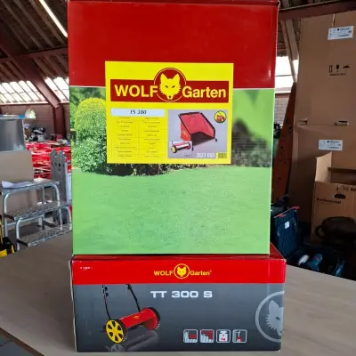 6x Loop kooimaaier met 12x opvangzak Wolf Garten, TT 300S | FS380 – kavel bij Onlineveilingmeester, Winsum