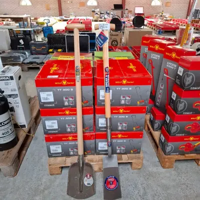 Steekbats IDEAL en draineerspade Spear & Jackson – kavel bij Onlineveilingmeester, Winsum